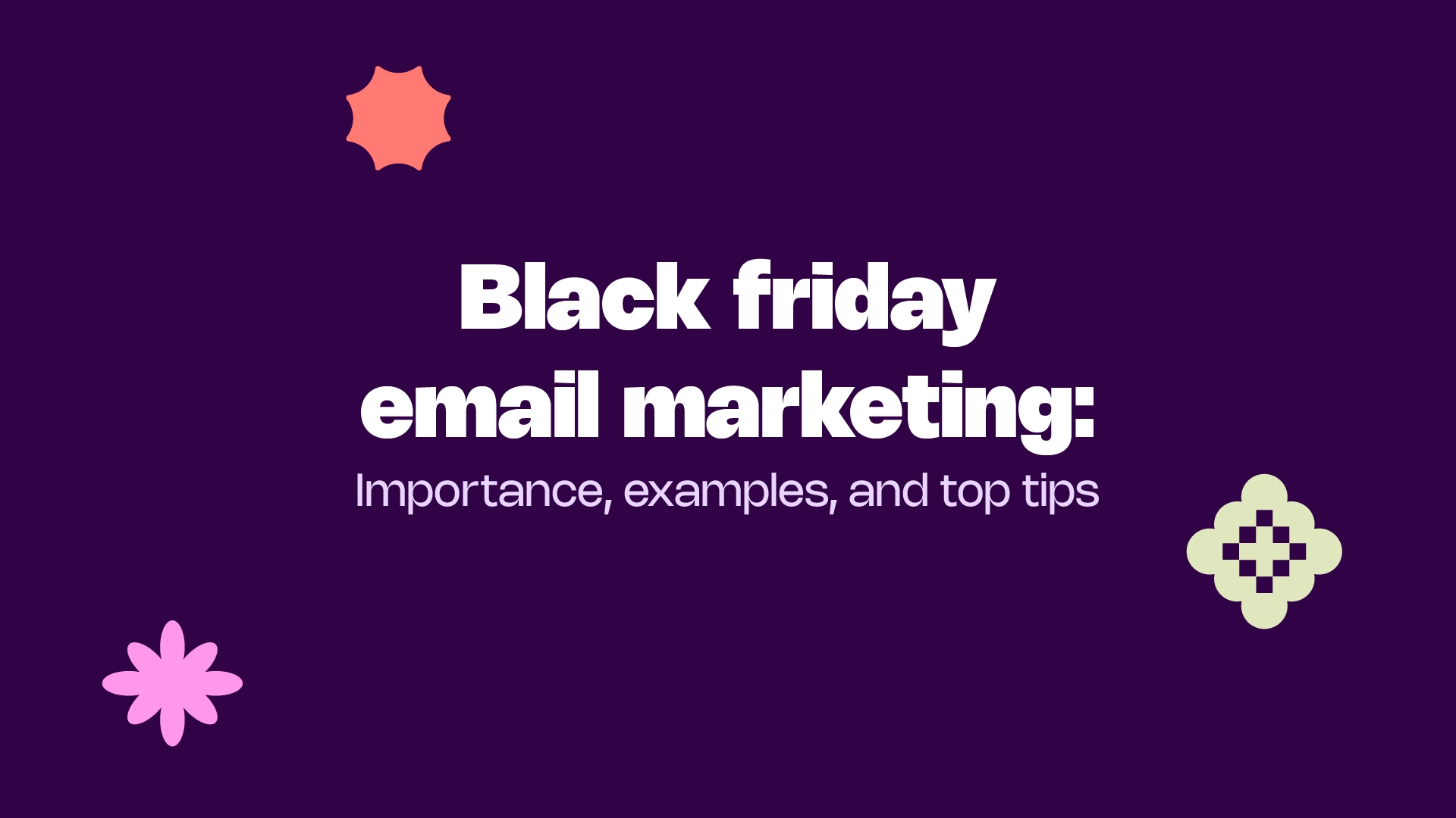 Black friday email marketing preview image