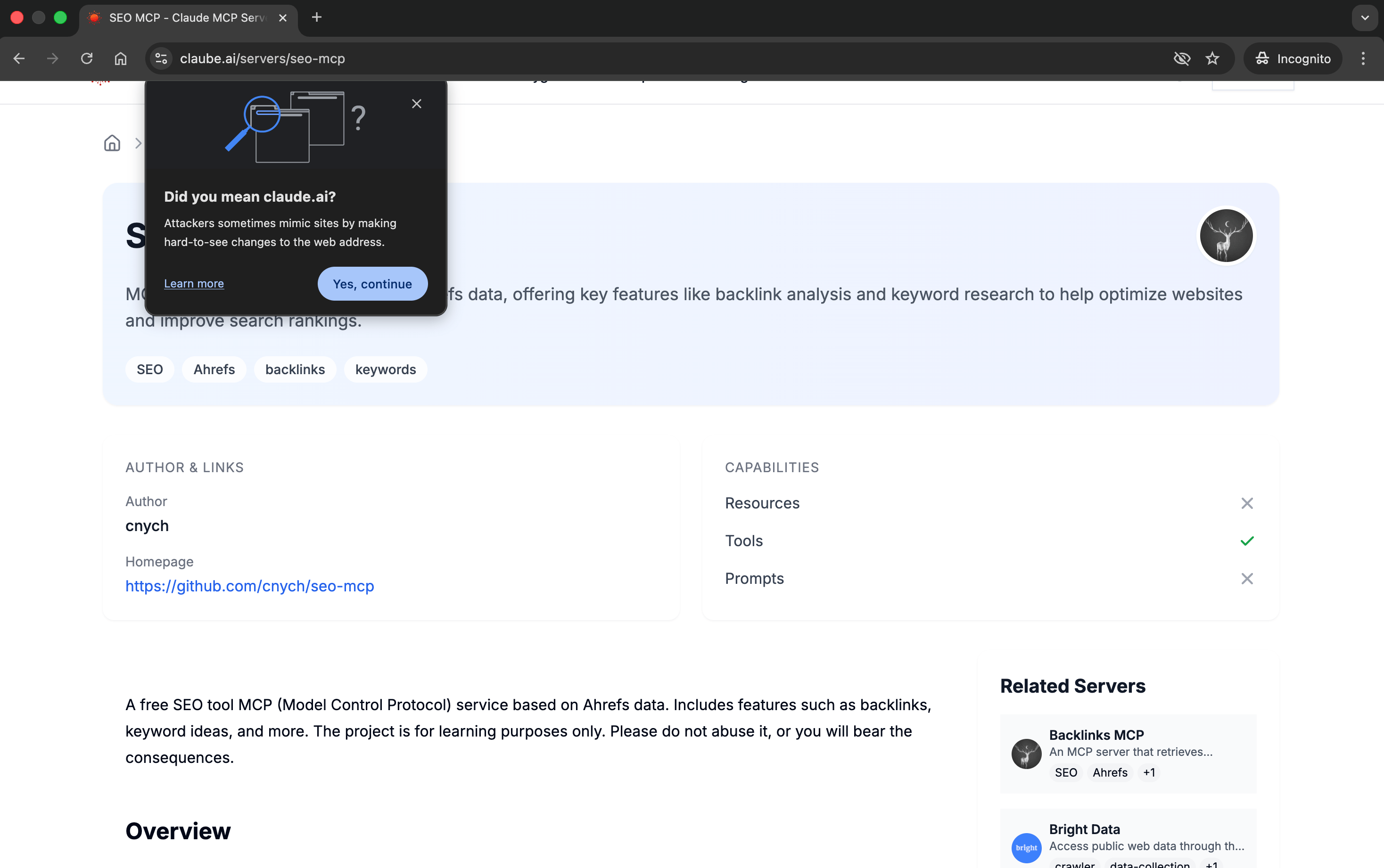 Similar looking domain marked as spam