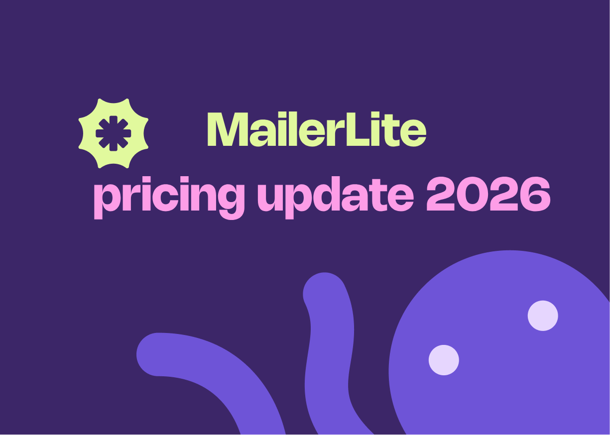 MailerLite  pricing update 2026