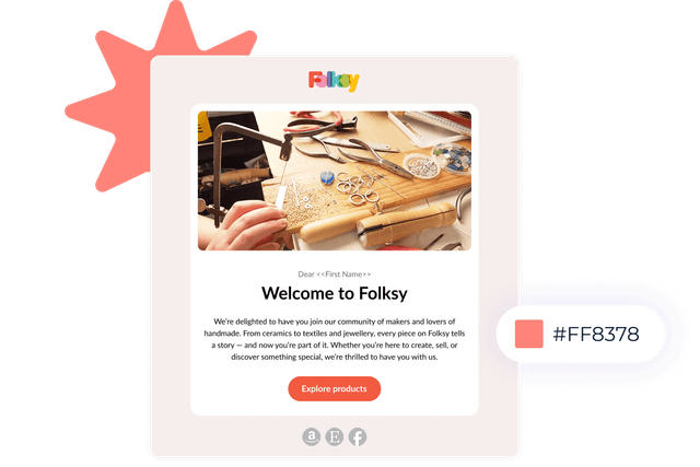 A customised email