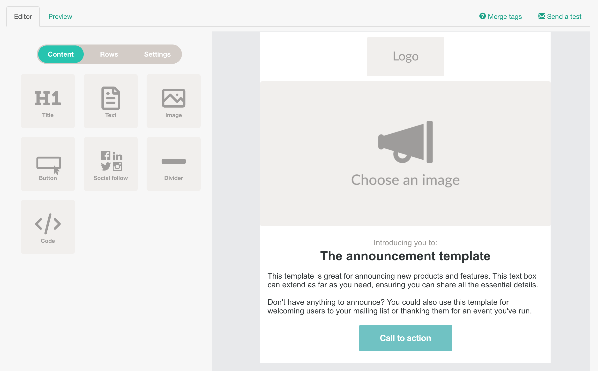 Preview image for: Announcing our new drag and drop editor