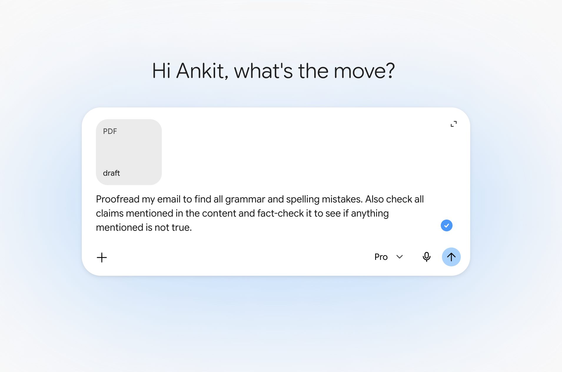 AI email proofreading