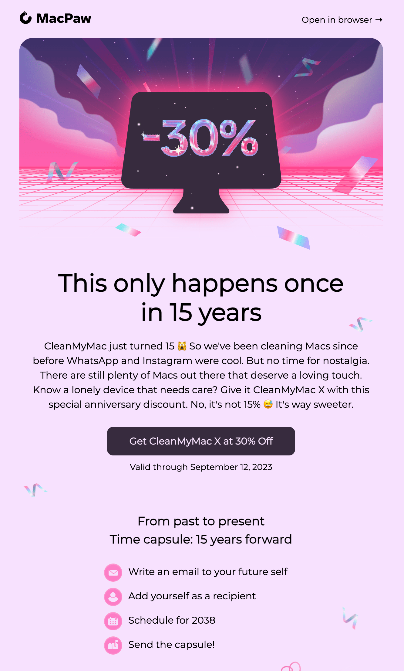 Creative image to grab the reader's attention