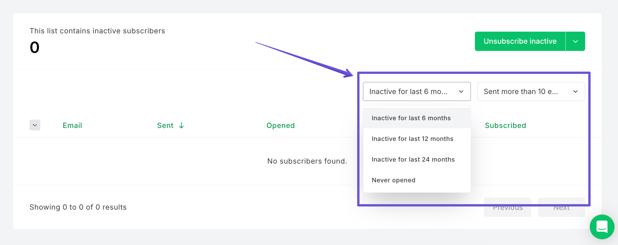 Monosnap Clean-up inactive subscribers _ MailerLite 2026-05-14 12-33-39.png