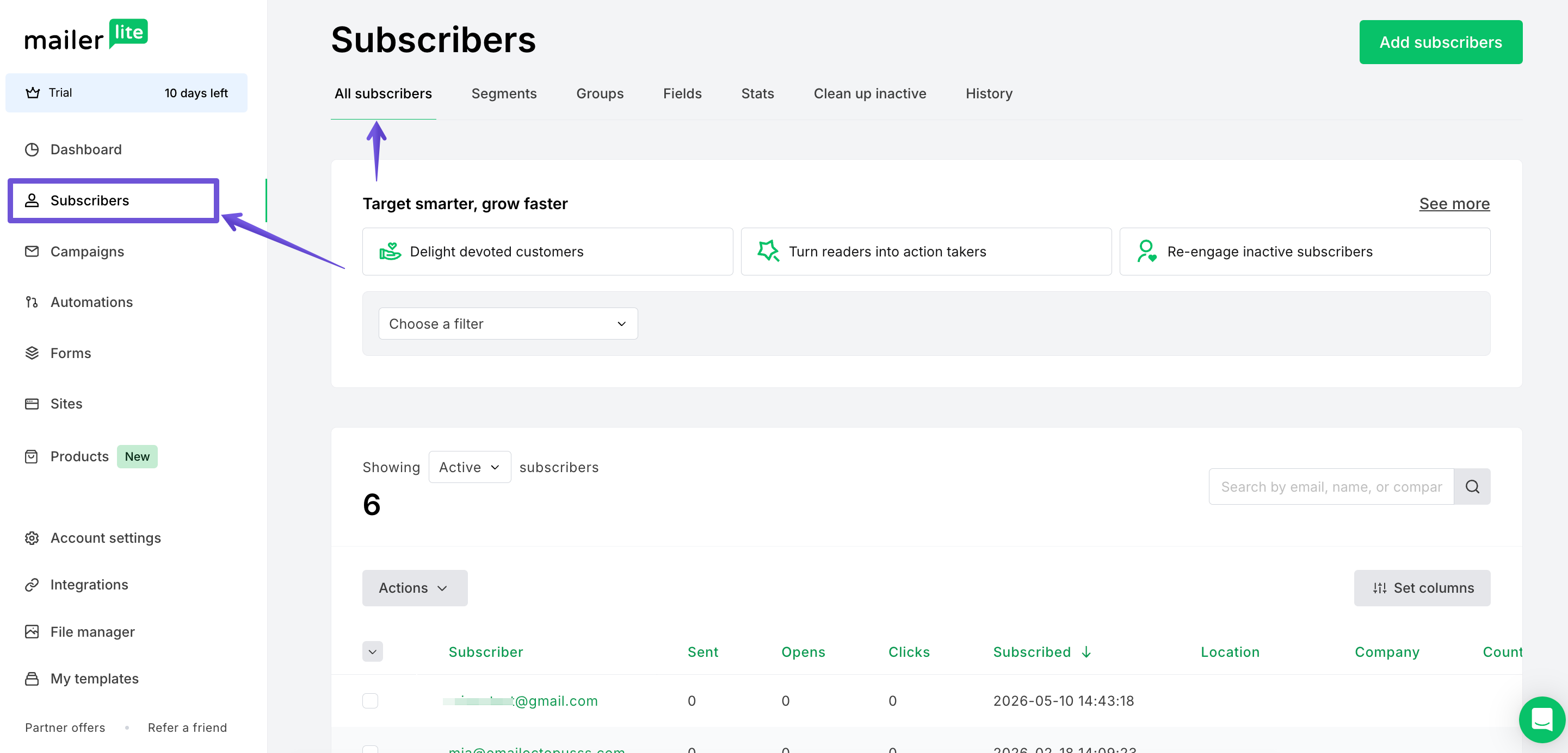 Monosnap Subscribers _ MailerLite 2026-05-14 13-23-14.png