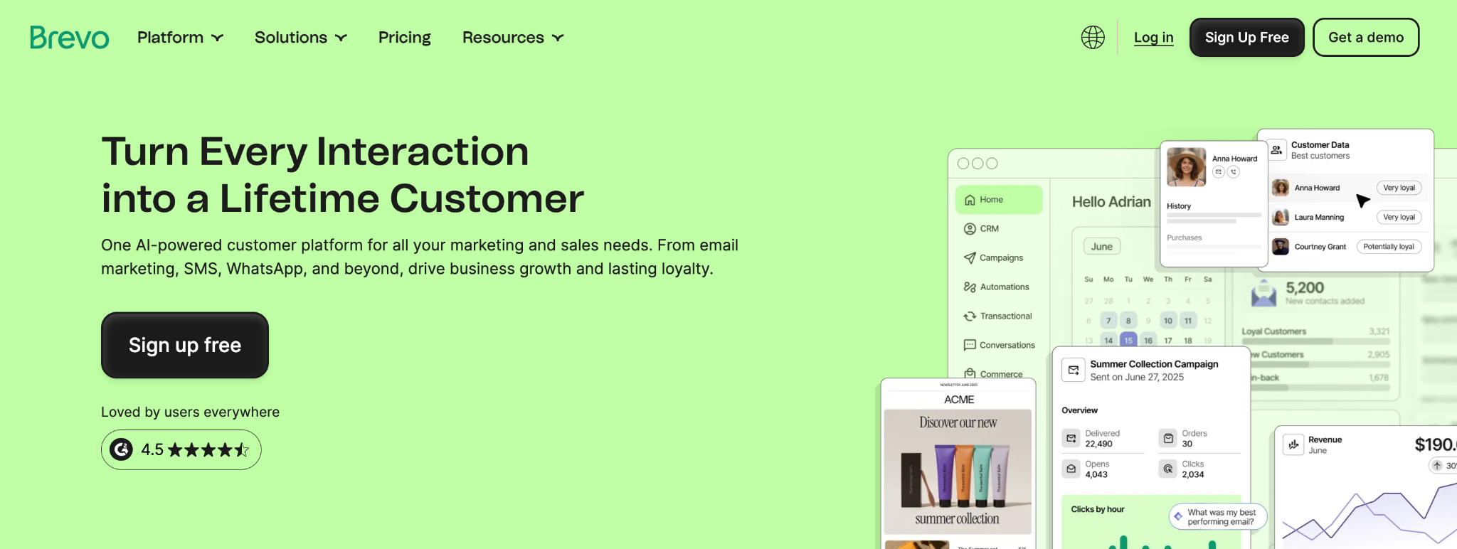 brevo website