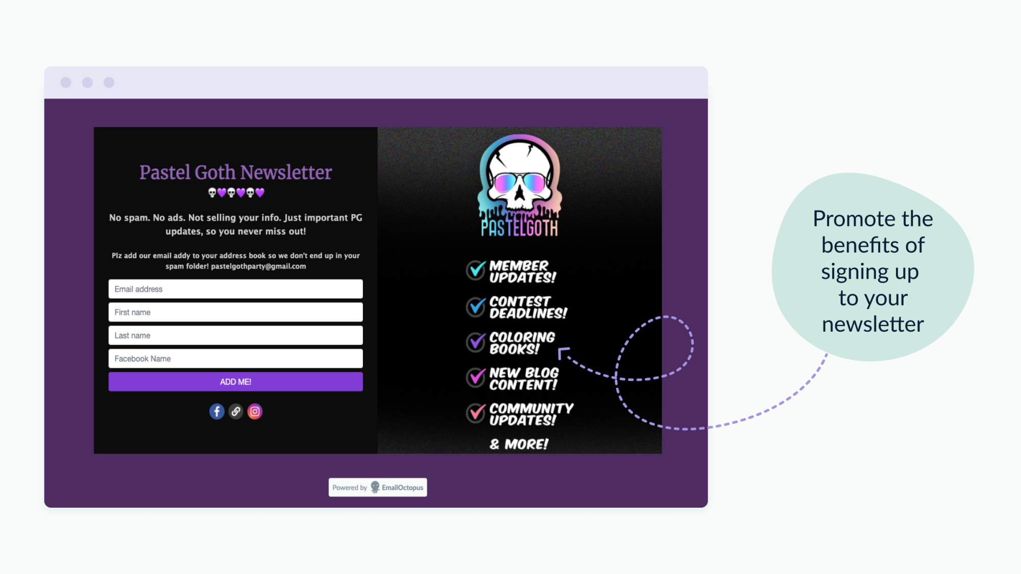 Example of how SaaS brands can use user-generated content in their email marketing campaigns