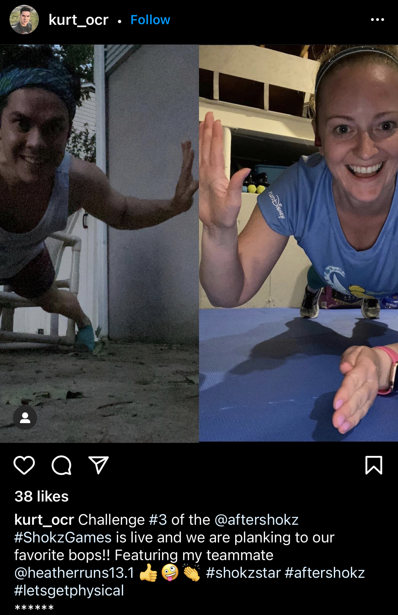 Example of user-generated content produced in response to a brand's UGC generation campaign