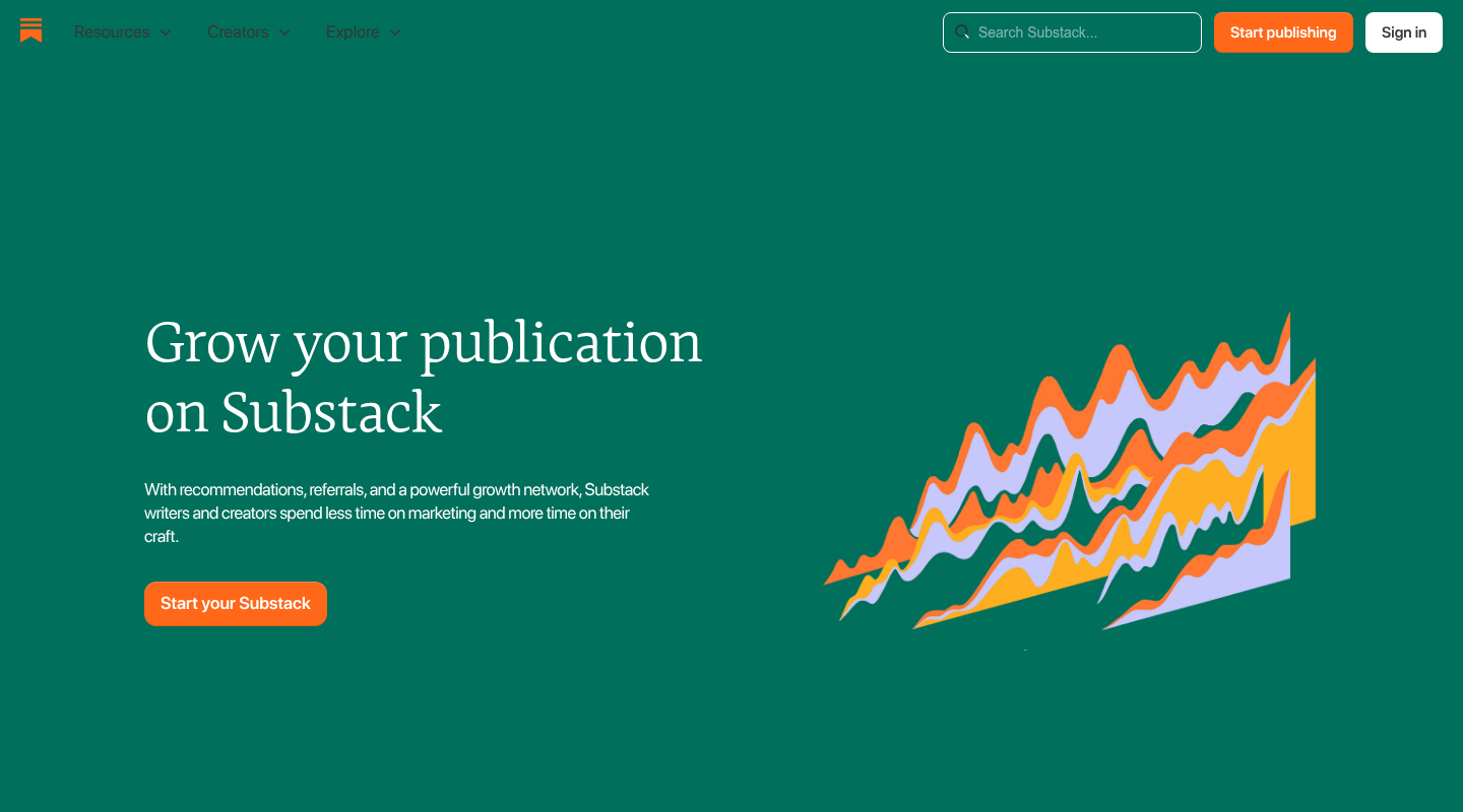 Substack home